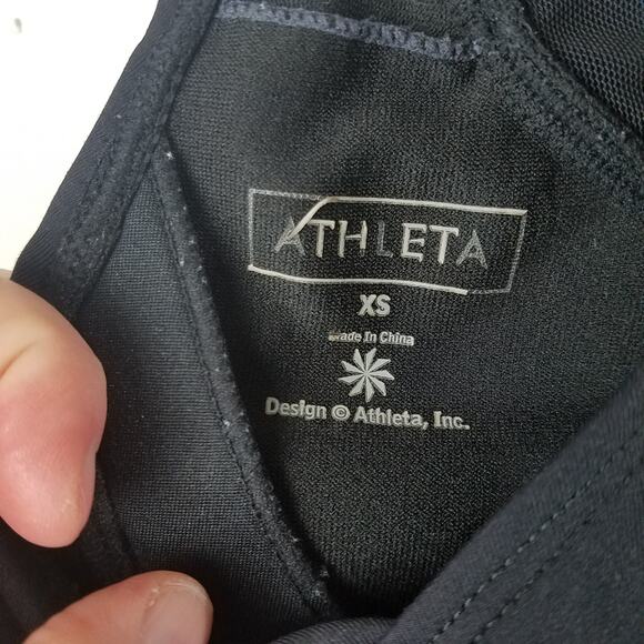 Athleta Womens Black Active Tank Size Xsmall - Picture 3 of 8